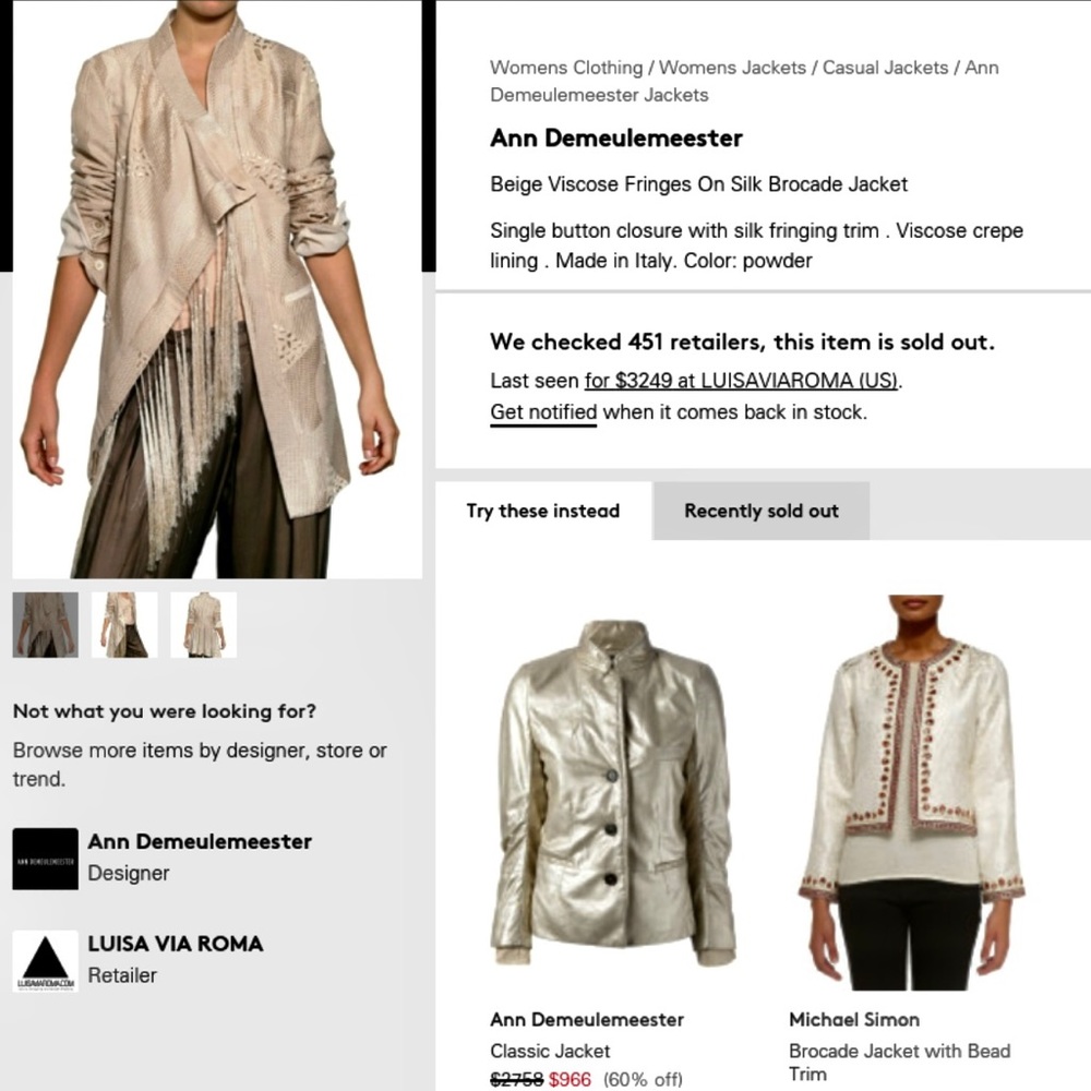 Ann Demeleulemeester fringe jacket - Picture 13 of 14